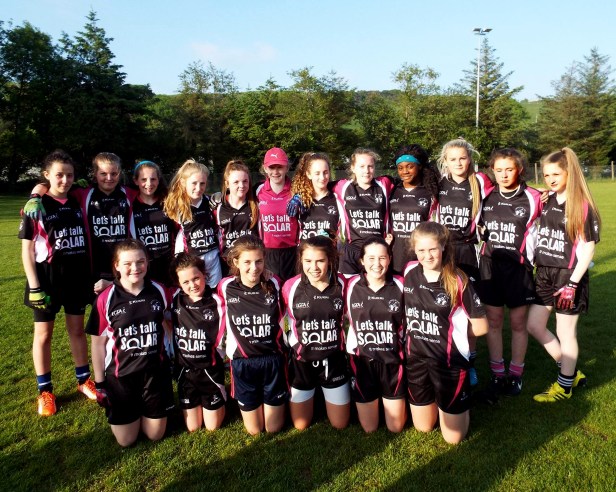 Midleton U 14 Ladies Footballl Team in the County C semi Final next weekend