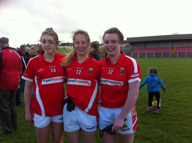 : Cork Minor Ladies Football Grace Culloty (Bride Rovers) Abbie Scannell (Fermoy) Laura Quirke (Bride Rovers)