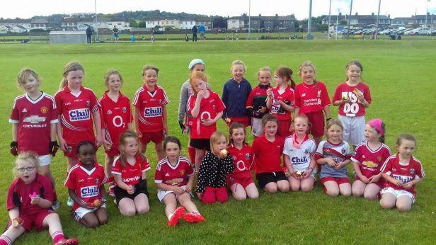 U8s at last league game in Carraigtwohill